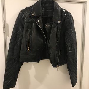 Andrew Marc Moto Leather jacket